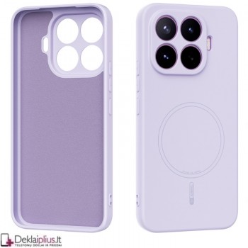 Guminis dėklas su magsafe - šviesiai violetinis (Xiaomi 17T) Guminis dėklas su magsafe - šviesiai violetinis (Xiaomi 17T)